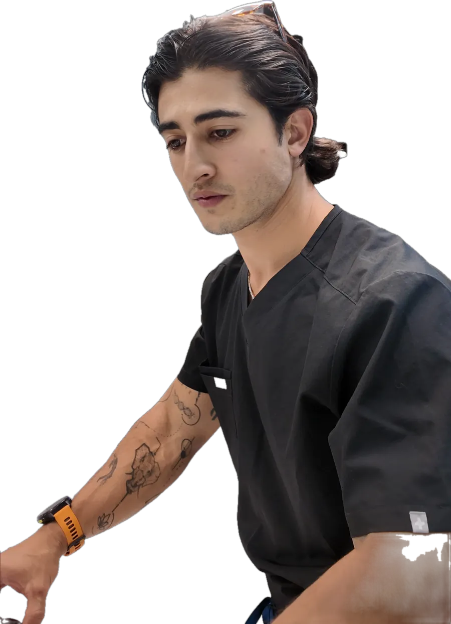 Ángel en el consultorio